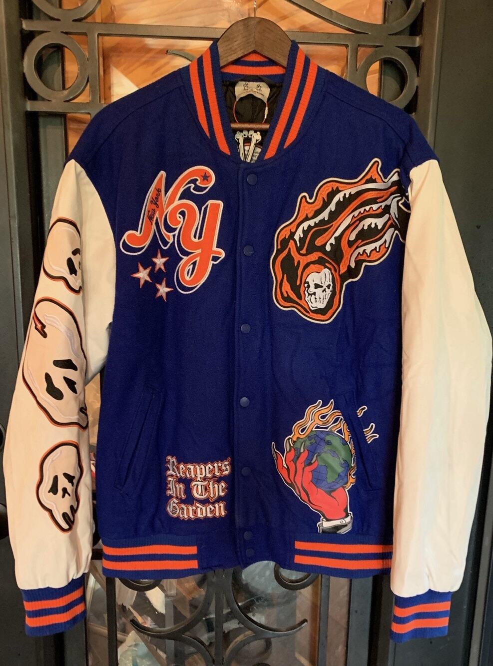 New York “Respect The Garden” ‘71 ‘73 Wool Varsity Jacket NY Knicks XL